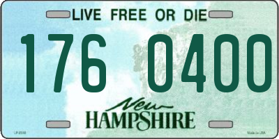 NH license plate 1760400
