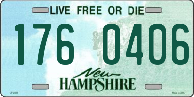 NH license plate 1760406