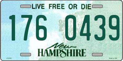 NH license plate 1760439