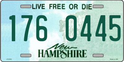 NH license plate 1760445