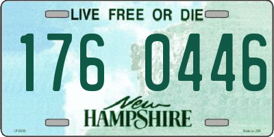 NH license plate 1760446