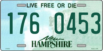 NH license plate 1760453