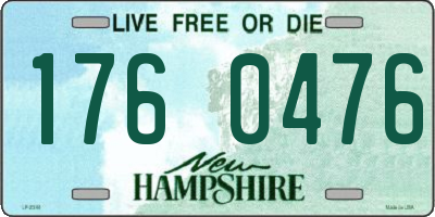 NH license plate 1760476