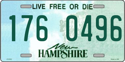 NH license plate 1760496