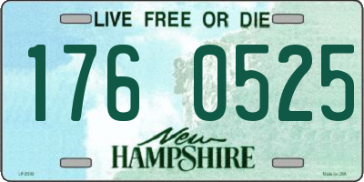 NH license plate 1760525