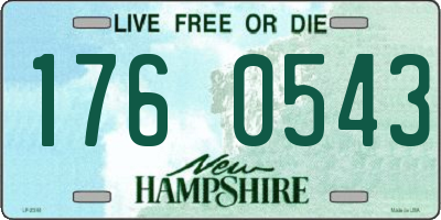 NH license plate 1760543