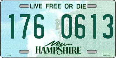 NH license plate 1760613