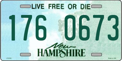 NH license plate 1760673