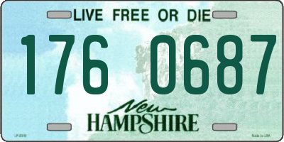 NH license plate 1760687