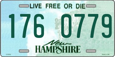 NH license plate 1760779