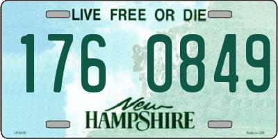 NH license plate 1760849