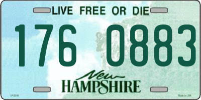 NH license plate 1760883