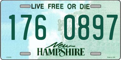 NH license plate 1760897