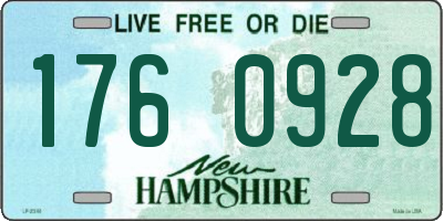 NH license plate 1760928