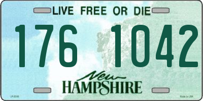 NH license plate 1761042
