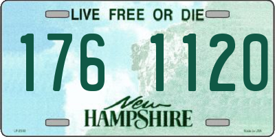 NH license plate 1761120
