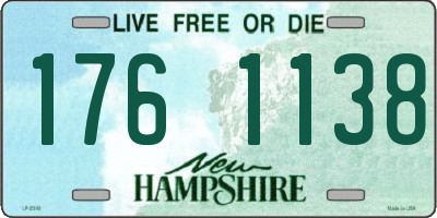 NH license plate 1761138