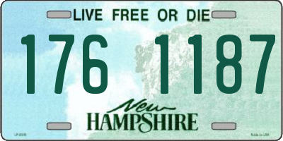 NH license plate 1761187