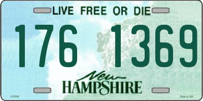 NH license plate 1761369