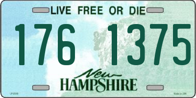 NH license plate 1761375
