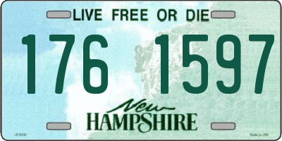 NH license plate 1761597
