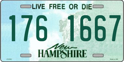 NH license plate 1761667
