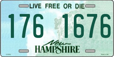 NH license plate 1761676