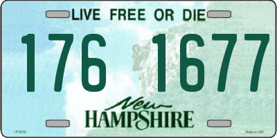 NH license plate 1761677