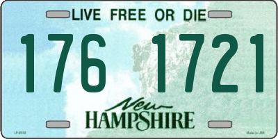 NH license plate 1761721