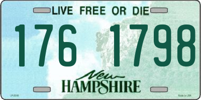 NH license plate 1761798