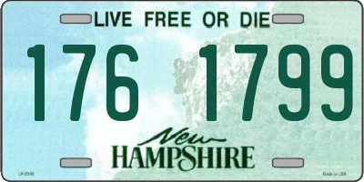 NH license plate 1761799