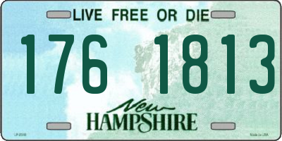 NH license plate 1761813