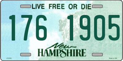 NH license plate 1761905