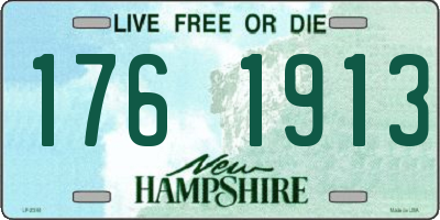 NH license plate 1761913