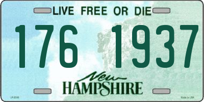 NH license plate 1761937