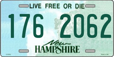 NH license plate 1762062