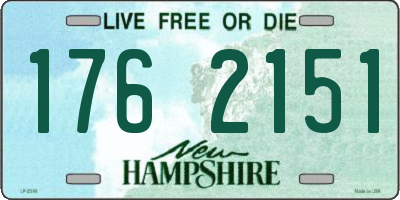 NH license plate 1762151