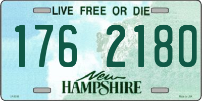 NH license plate 1762180