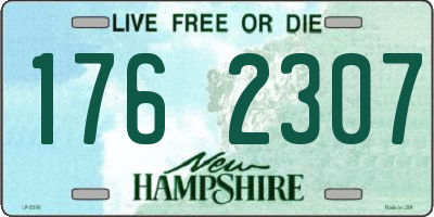 NH license plate 1762307