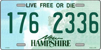 NH license plate 1762336