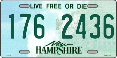 NH license plate 1762436