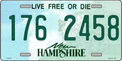 NH license plate 1762458