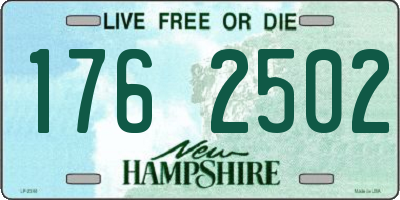 NH license plate 1762502