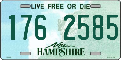 NH license plate 1762585