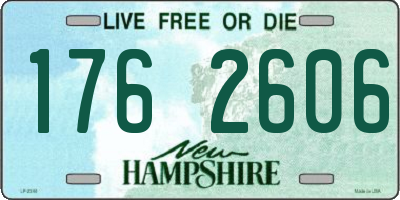 NH license plate 1762606