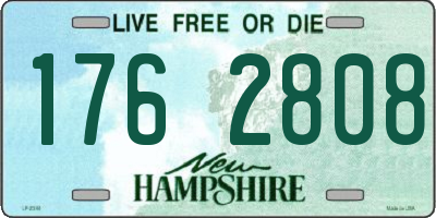 NH license plate 1762808
