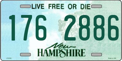 NH license plate 1762886