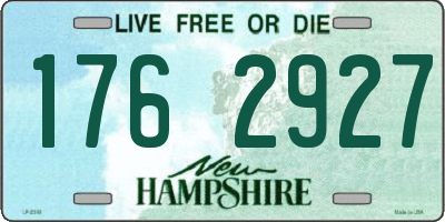 NH license plate 1762927