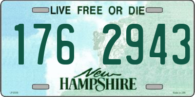 NH license plate 1762943