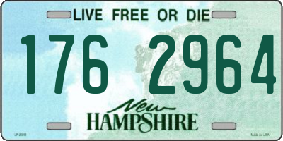 NH license plate 1762964